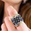 ANILLO AJEDREZ
