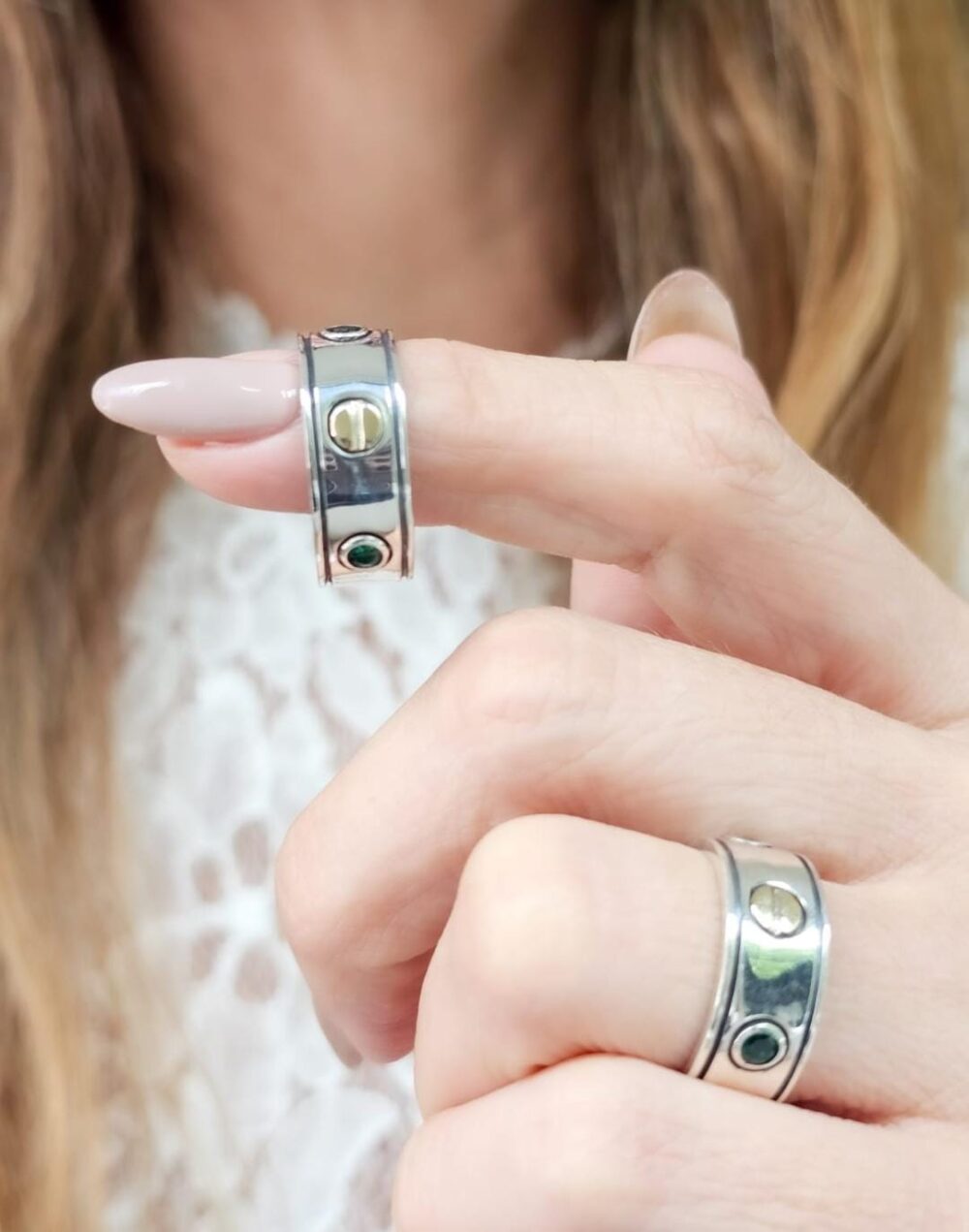 ANILLO CARTIER VERDE - Imagen 2
