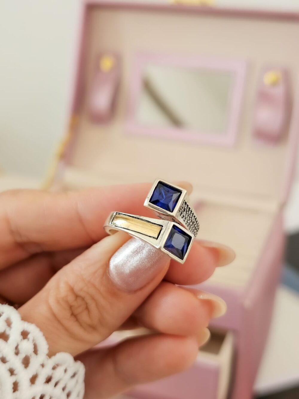 ANILLO CHART AZUL