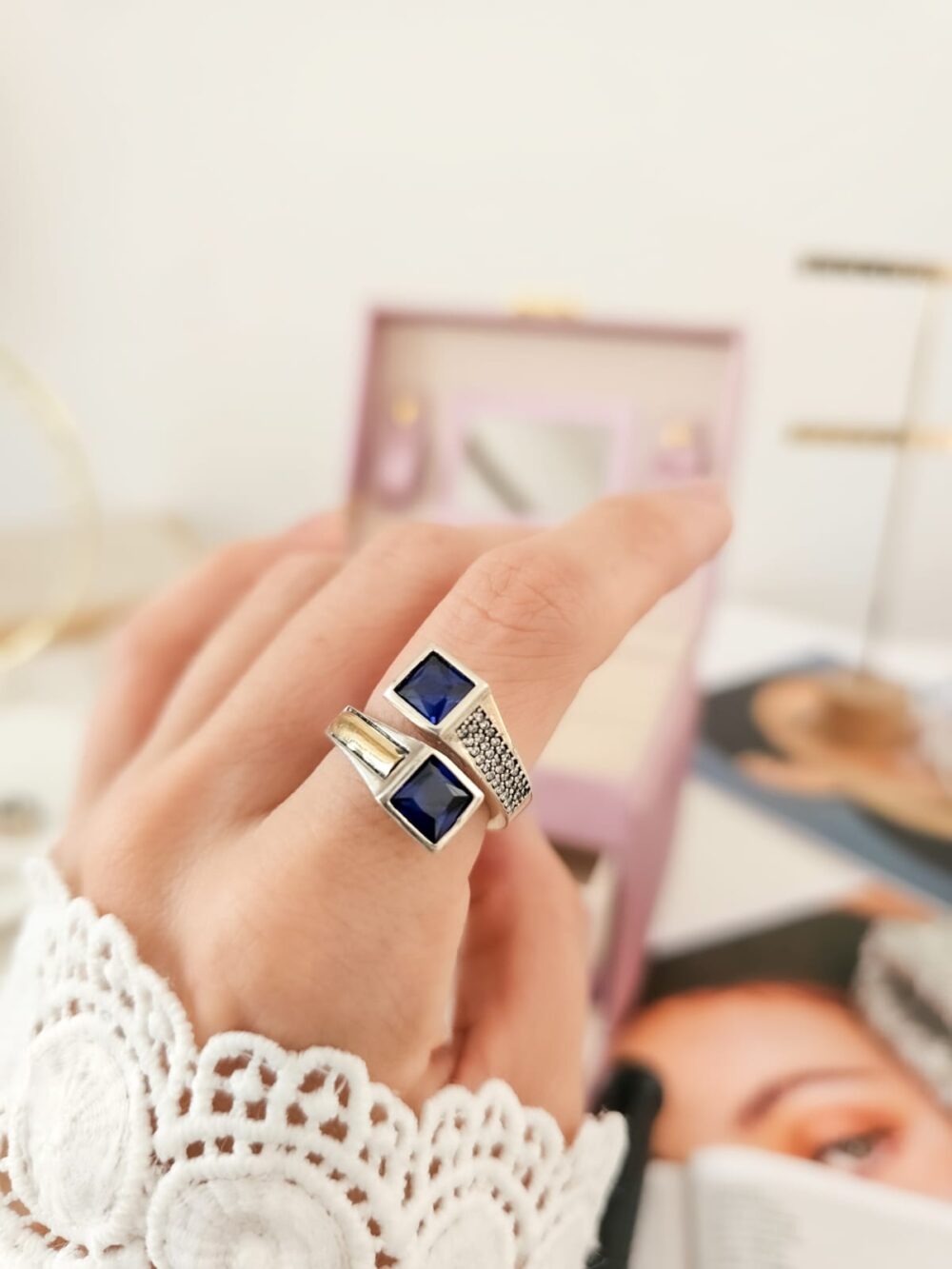 ANILLO CHART AZUL - Imagen 2