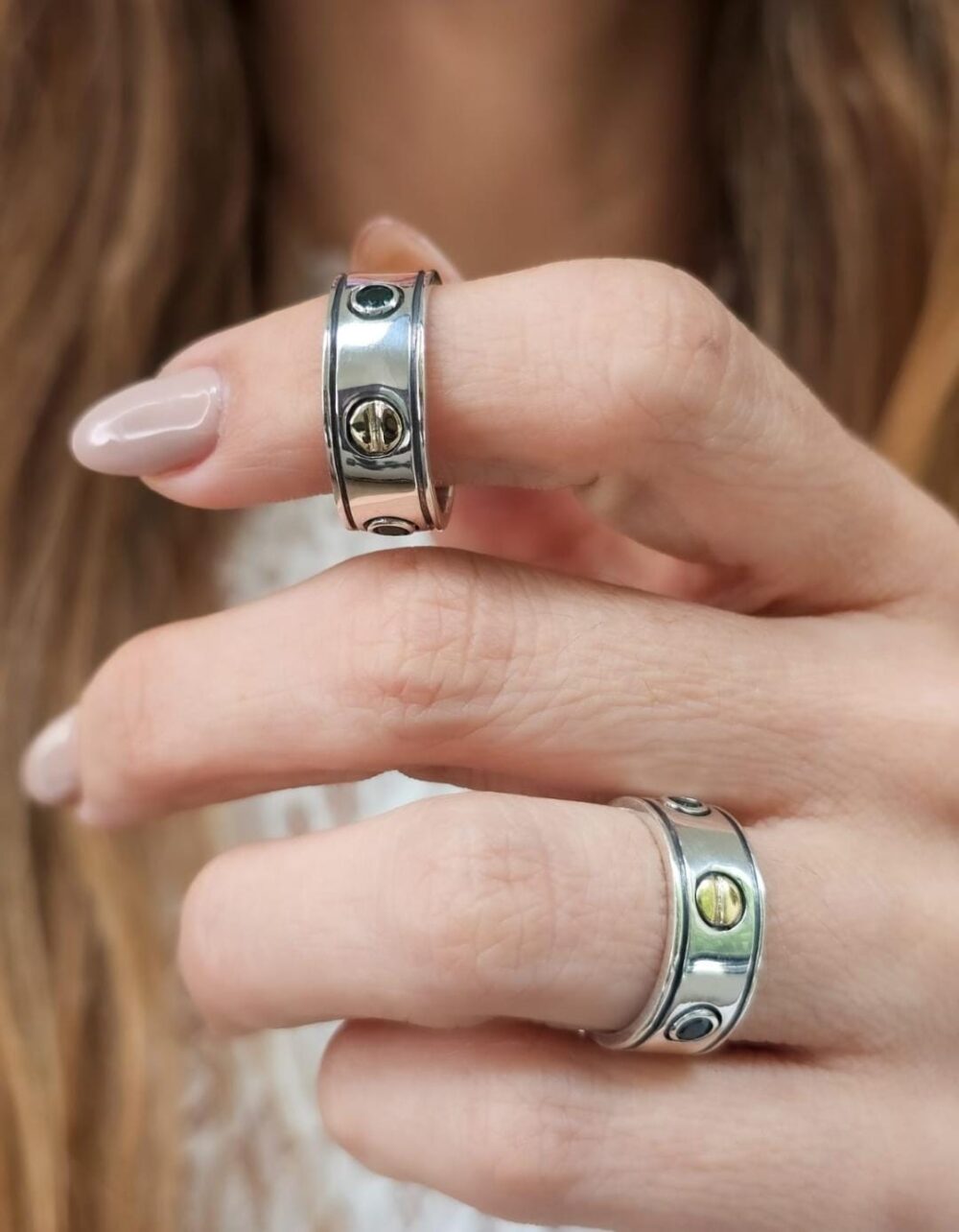 ANILLO CARTIER VERDE