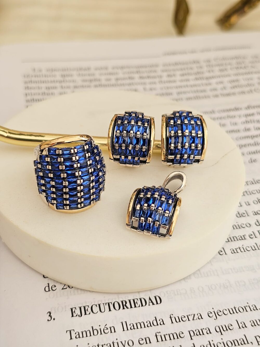 SET ELIVIRA BLUE