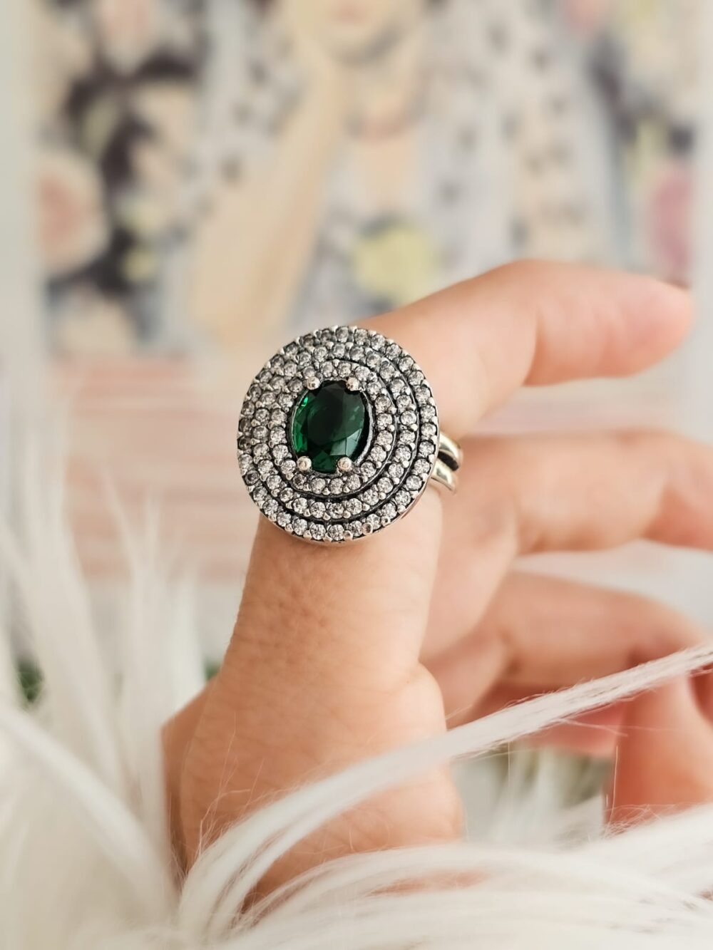 ANILLO PRINCESA REAL VERDE