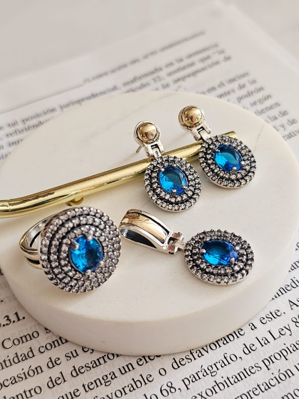 SET PRINCESA REAL AZUL