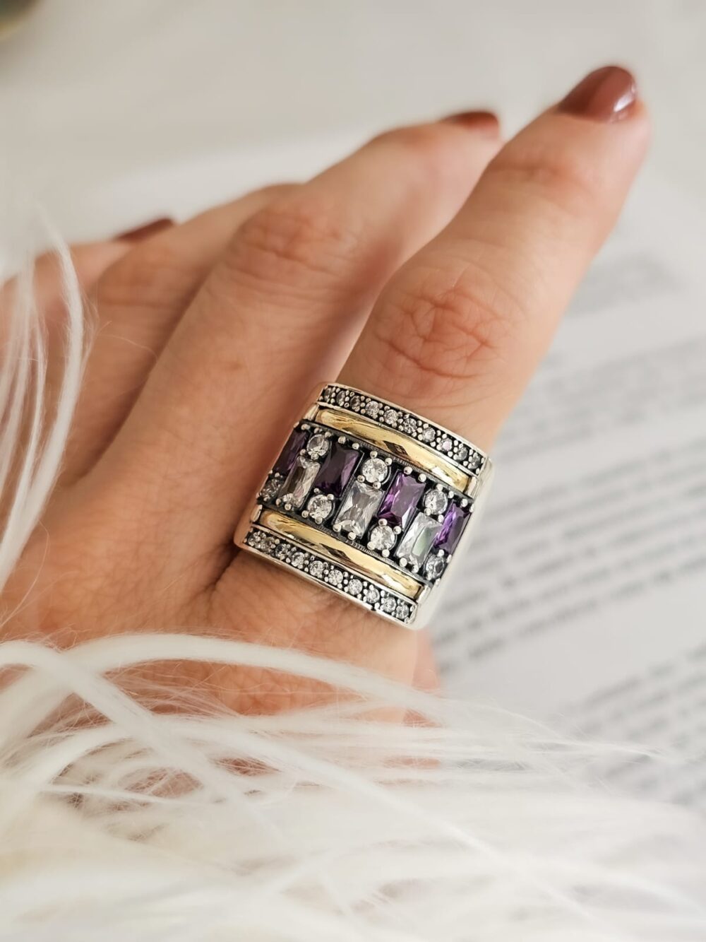 ANILLO ROCIO DE AMANECER LILA - Imagen 2