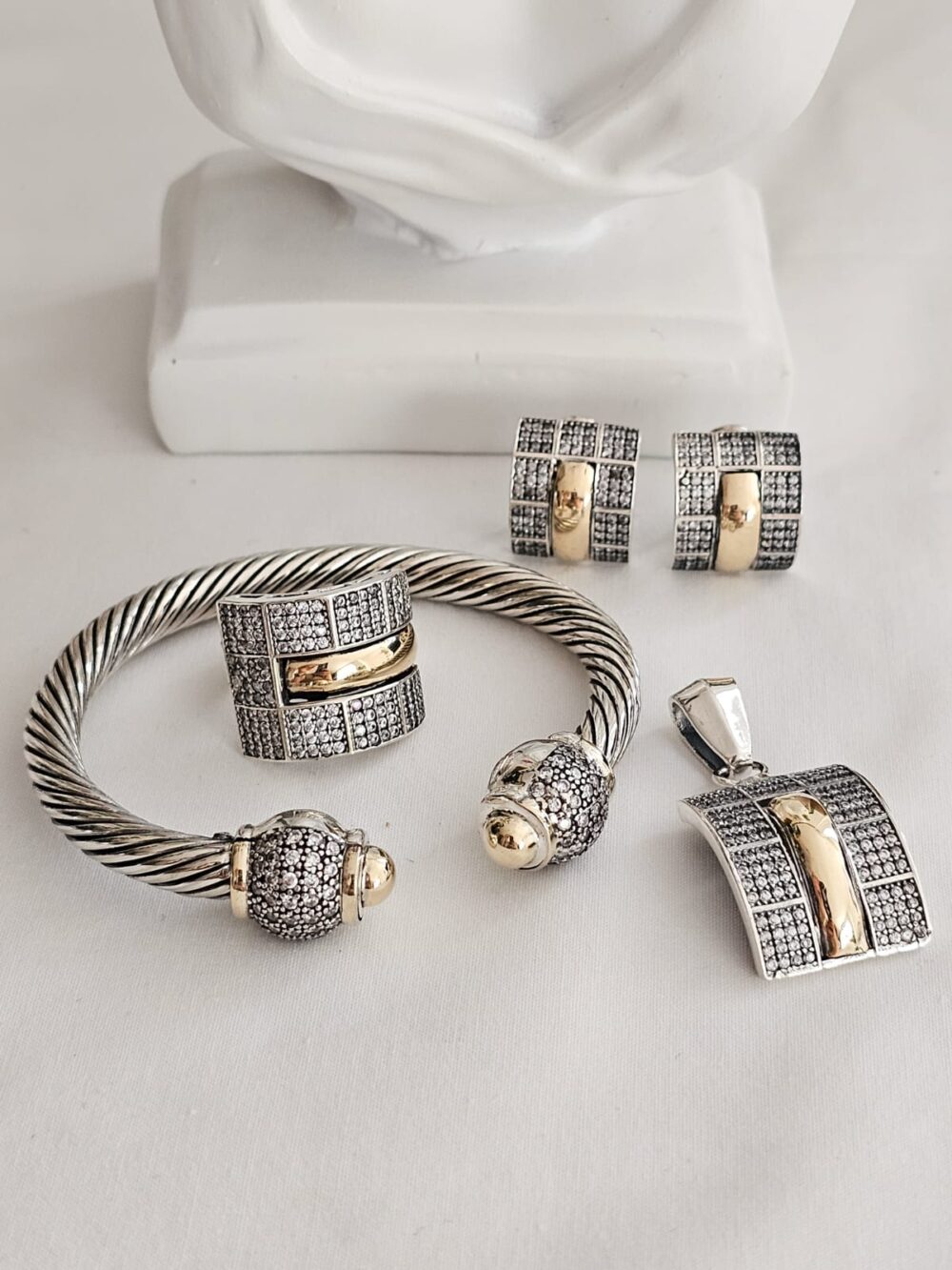 ARO SERPENTADO BLANCO - Imagen 2