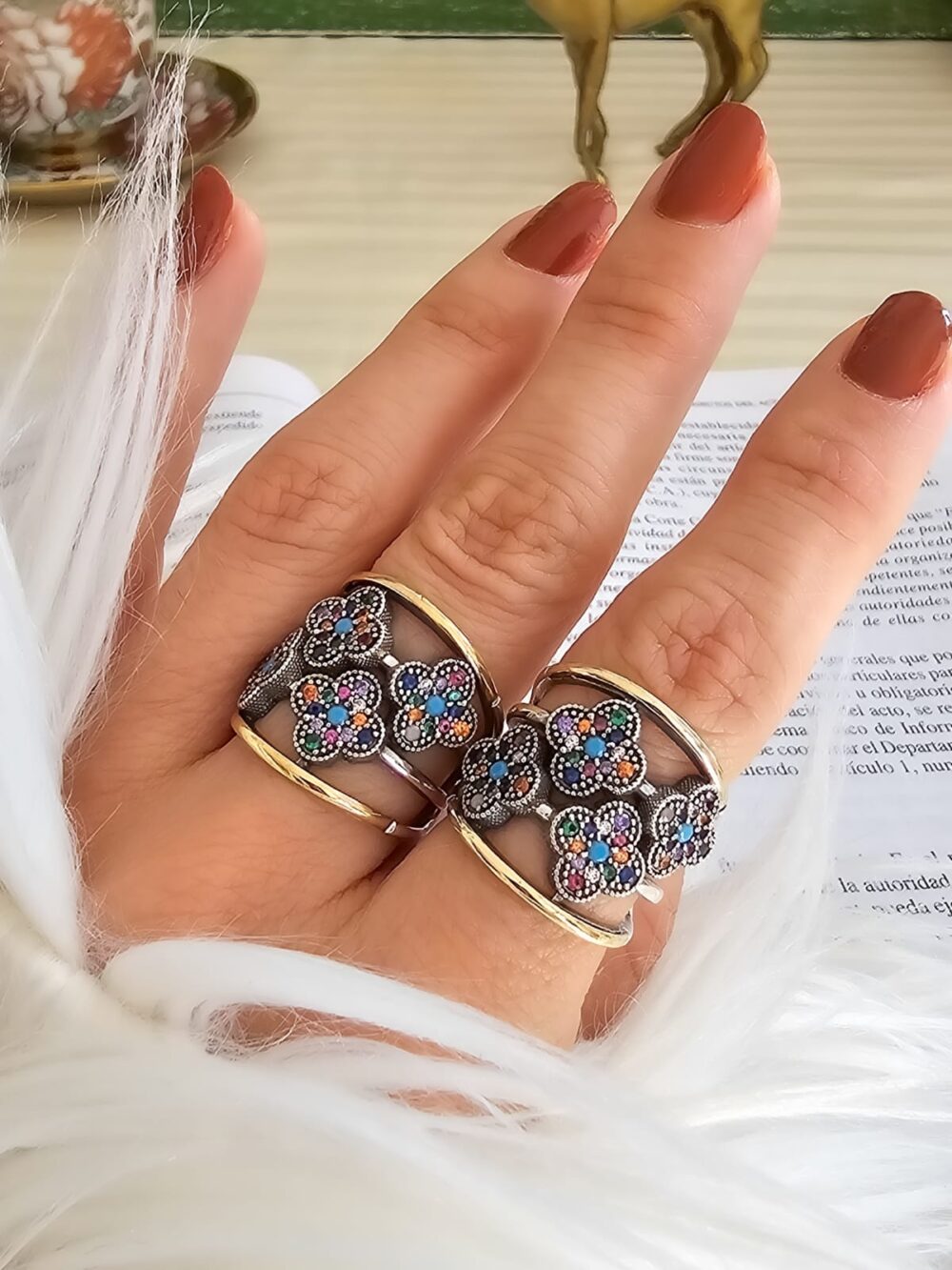 ANILLO FLOR LUNA TUTTI - Imagen 2
