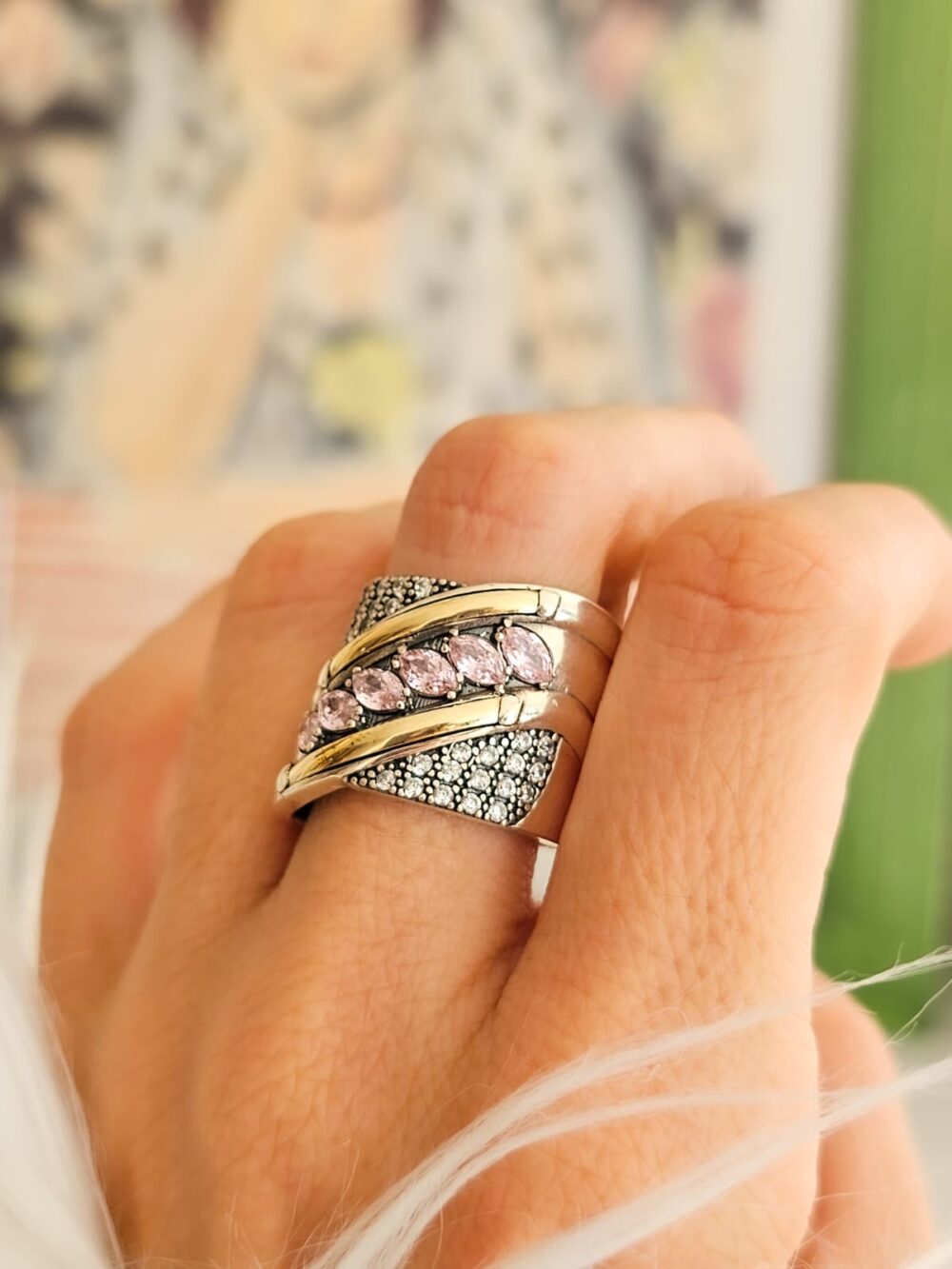 ANILLO SIX ROSA