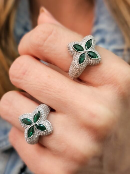 ANILLO VANCLIF VERDE