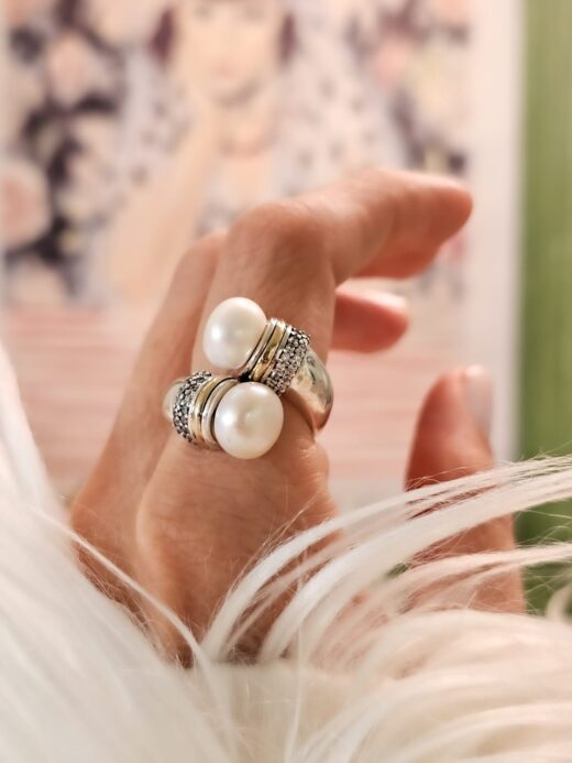 ANILLO AURA DE PERLA