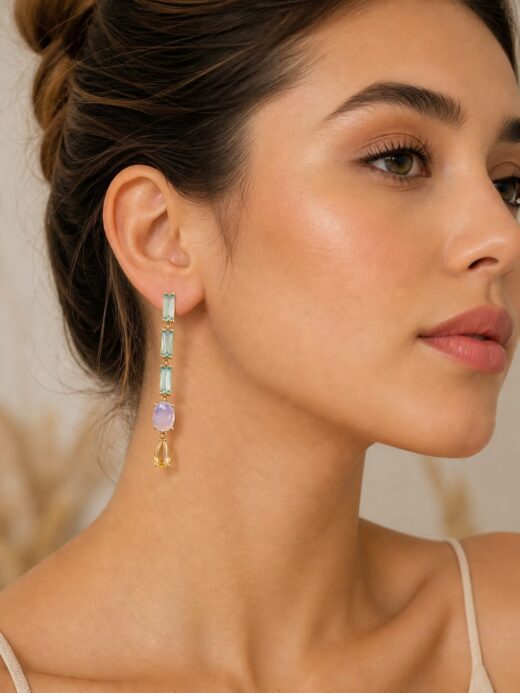 ARETE LLUVIA PASTEL D001739