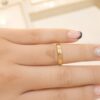 ANILLO LISO TALLADO