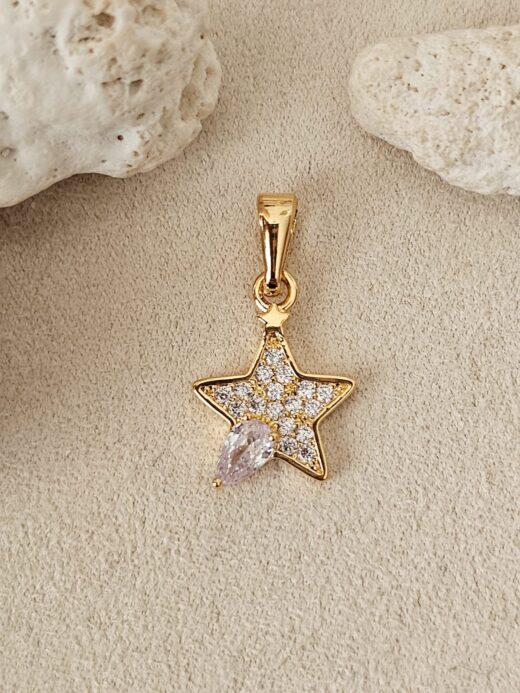 DIJE ESTRELLA PUNTA GOTA