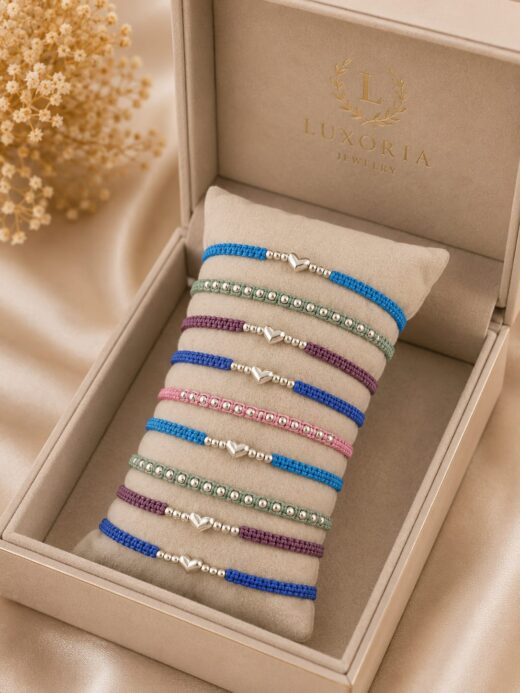 PULSERA TEJIDA PLATA LEY 925